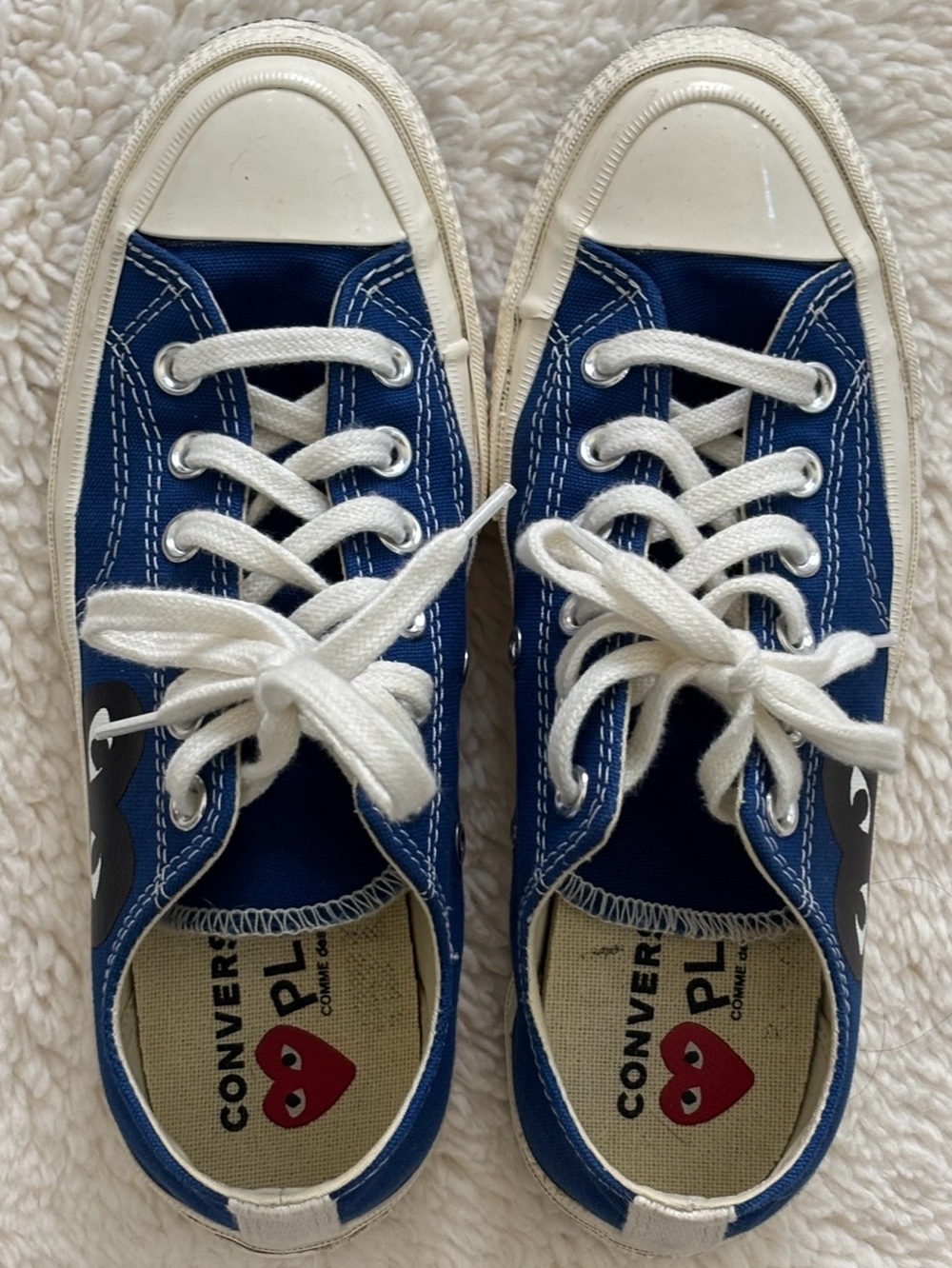 Converse x CDG Play Chuck 70 Ox low blue quartz men’s 5 / women’s 7